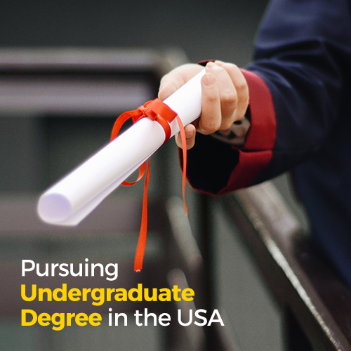 Pursuing undergraduate degree in the USA