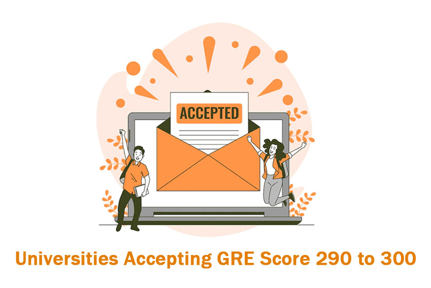 List of USA Universities that accept GRE 290-300 score.