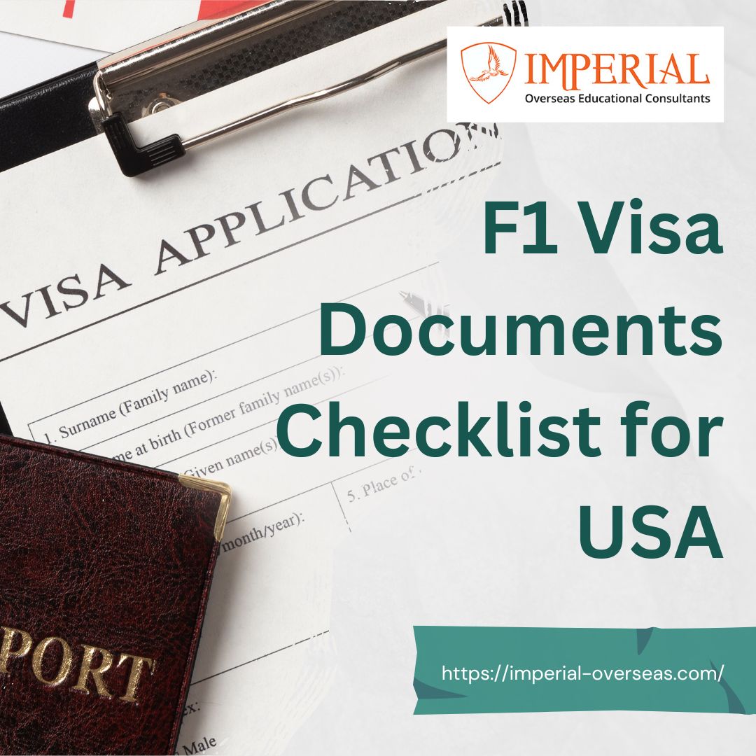 F1 Visa Documents Checklist for USA