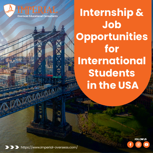 Internship and Job Opportunities for International Students in the USA