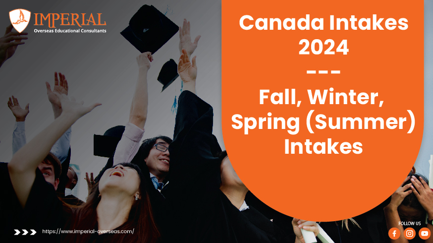 Canada Intakes 2024: Fall, Winter, Spring (Summer) Intakes