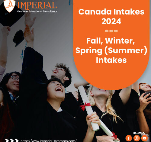 Canada Intakes 2024: Fall, Winter, Spring (Summer) Intakes