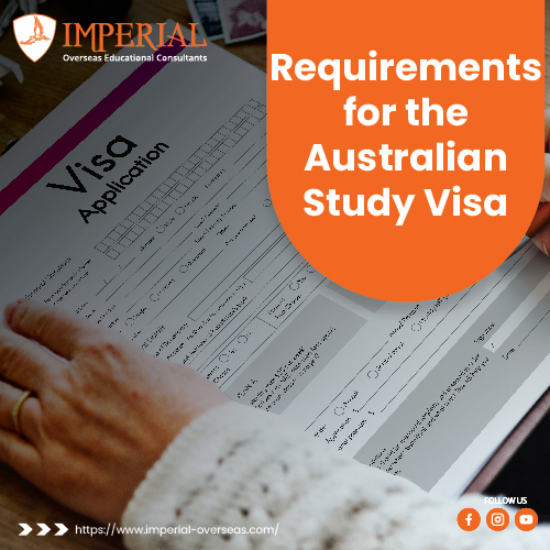 Requirements for the Australian Study Visa