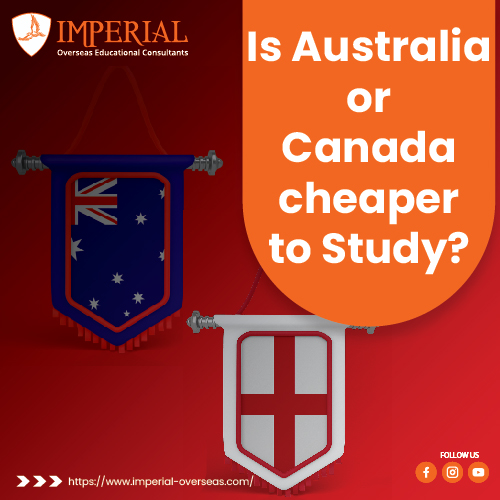Is Australia or Canada cheaper to Study?