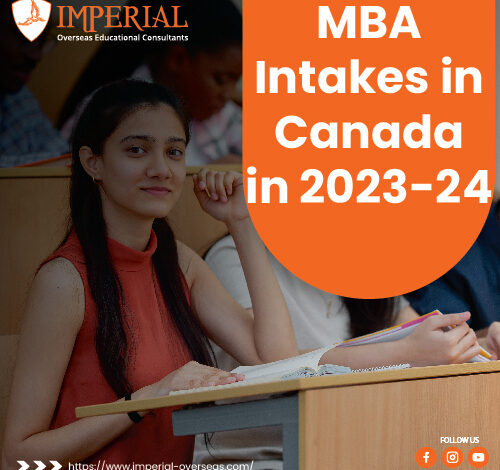 MBA Intakes in Canada in 2023-24