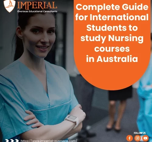 A Complete Guide for International Students to study Nursing courses in Australia