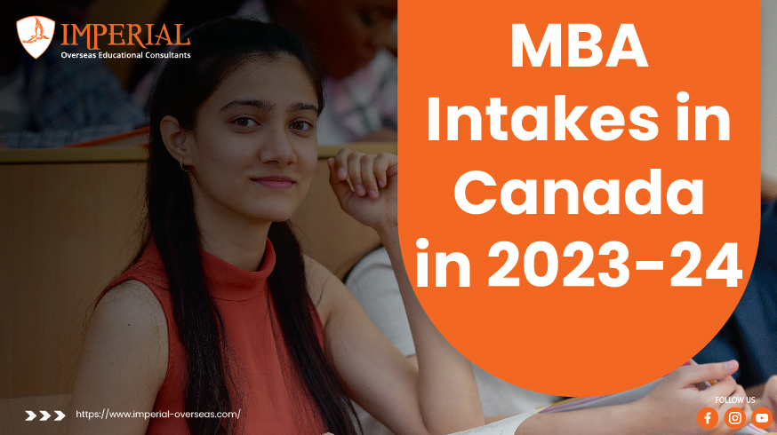 MBA Intakes in Canada in 2023-24