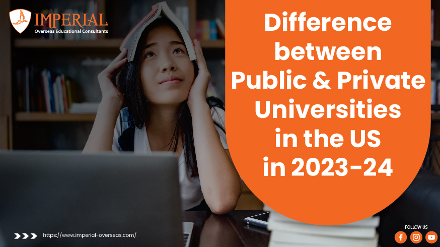 Difference between Public and Private Universities in the US in 2023-24