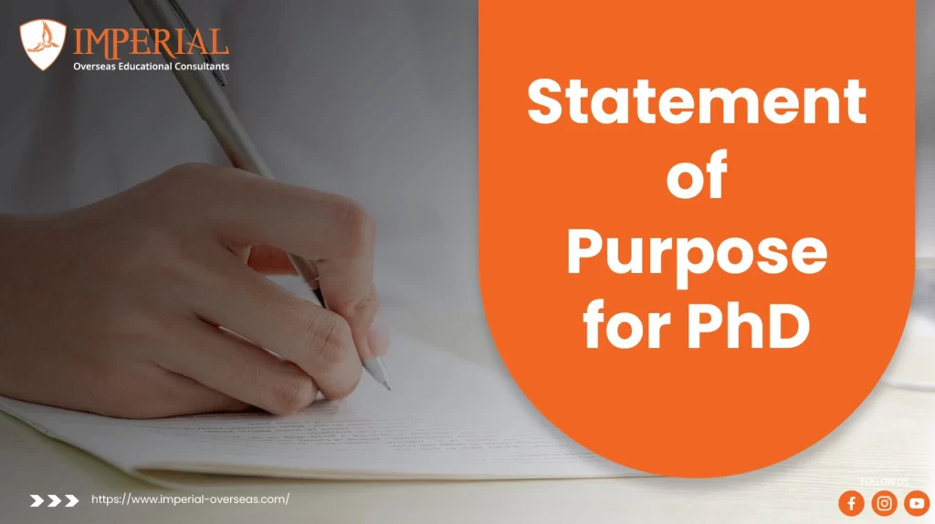 Statement of Purpose for PhD