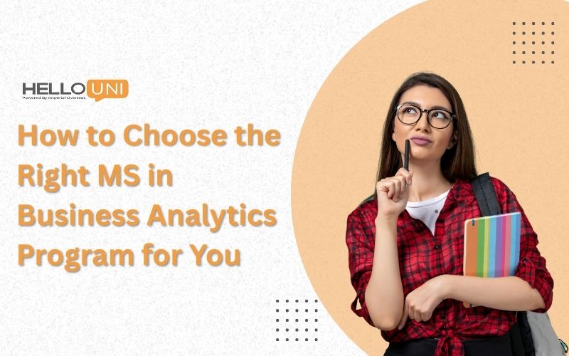 Choose the Right MS in Business Analytics