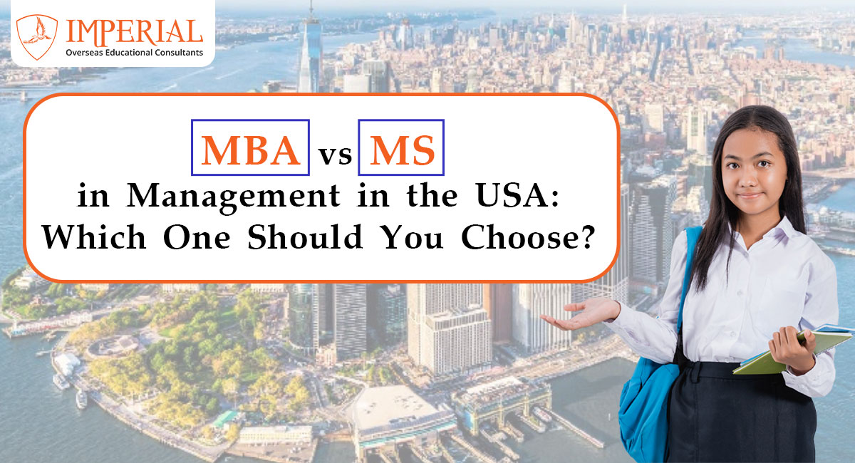 MBA vs. MS in Management in the USA: Which One Should You Choose?