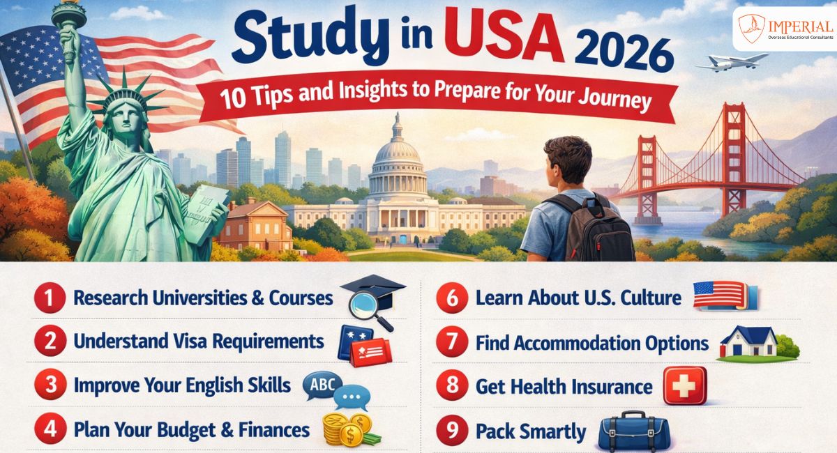 Study in USA 2026: 10 Tips and Insights to Prepare for Your Journey
