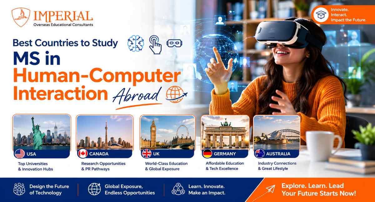 Best Countries to Study MS in Human-Computer Interaction Abroad