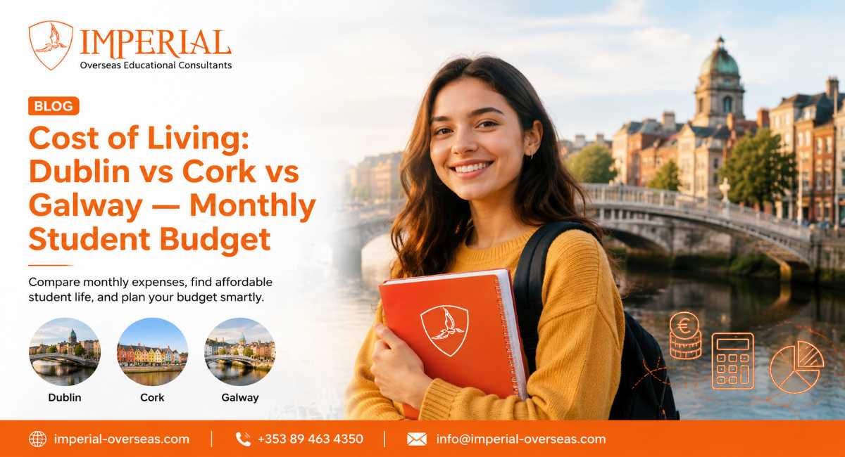 Cost of Living Dublin vs Cork vs Galwa