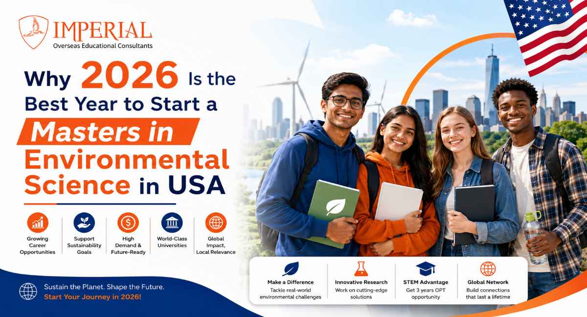 Why 2026 Is the Best Year to Start a Masters in Environmental Science in USA