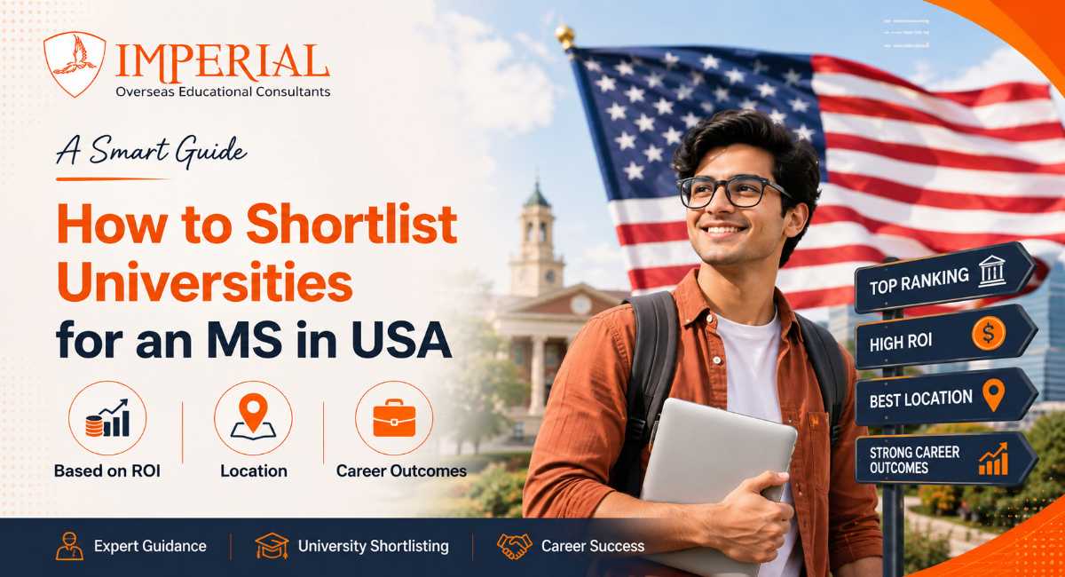 How to Shortlist Universities for an MS in USA Based on ROI, Location, and Career Outcomes